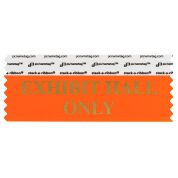 4" x 1-5/8" EXHIBIT HALL ONLY stack-a-ribbon ®, Neon Orange