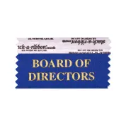 S3BOODBLGO_01 Blue Board of Directors titled badge ribbon