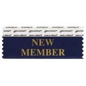 SNEMENAGO_01 navy new member badge ribbon