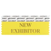 4" x 1-5/8" NEW EXHIBITOR stack-a-ribbon ®, Canary