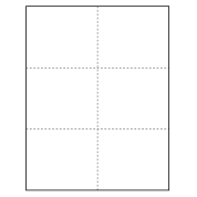 4 x More Classic Paper Name Tag Insert, Blank, Pack of 500 Inserts