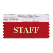 S3STAFREGO_01 red staff badge ribbon