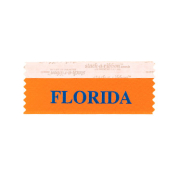 SFLORORBL_01 orange florida badge ribbon