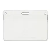 3-1/2" x 2-1/4" Preferred Vinyl Name Tag Holder, Slot
