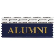 SALUMNAGO_01 navy alumni badge ribbon