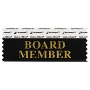 SBOMEBKGO_01 Black Board Member badge ribbon