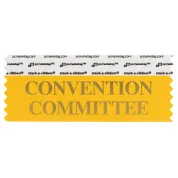 SCOCOGOGO_01 gold convention committee badge ribbon