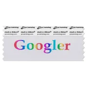 SGOOGWHPR_01 googler badge ribbon in white