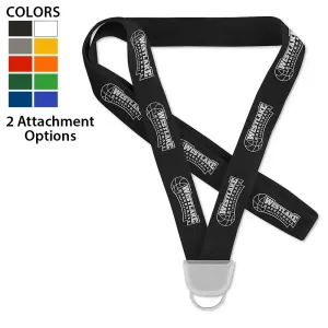 CLBEVLS_01 black custom lanyard with no spin attachment clip