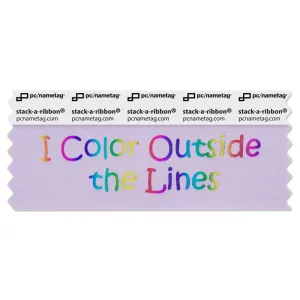 SICOTLIPR_01 lilac I color outside of the lines badge ribbon