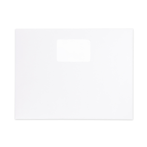 13" x 10" White Eco Paper Registration Envelope, Window with Pocket, Blank