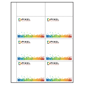 4" x 3" Classic Paper Name Tag Insert, Imprinted, Pack of 50 Inserts