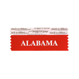 SALABRESI_01 red Alabama badge ribbon