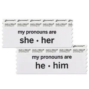 SPURPACK5_01 stackable badge ribbon pronoun pack 