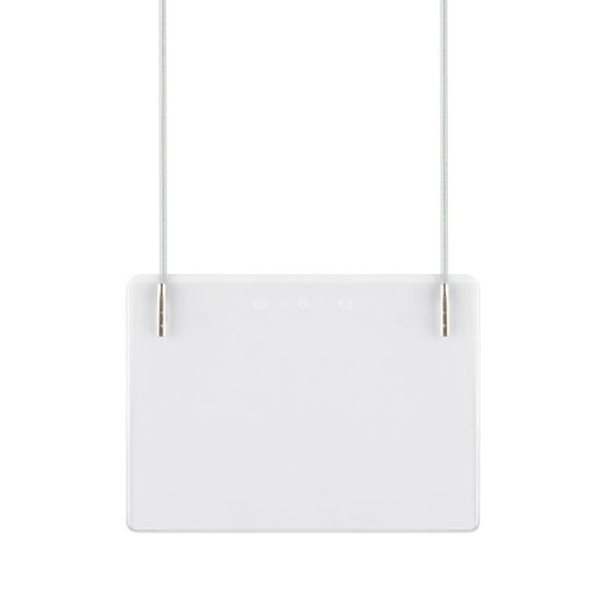 Large White Blank Gift Tags with String Attached - 4 3/4 x 2 3/8 - box of  100