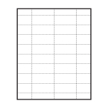 Medium Polar™ Badge Paper Name Tag Insert, Blank, Pack of 160 Inserts, 
2-9/16" x 1-3/16" 

