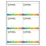 4" x 3" Classic Paper Name Tag Insert, Imprinted, Pack of 50 Inserts