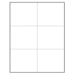 4 x More Classic Paper Name Tag Insert, Blank, Pack of 500 Inserts