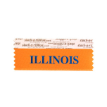 SILLIORBL_01 orange illinois badge ribbon