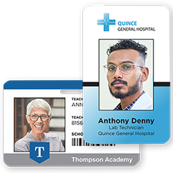 custom ID cards and badges