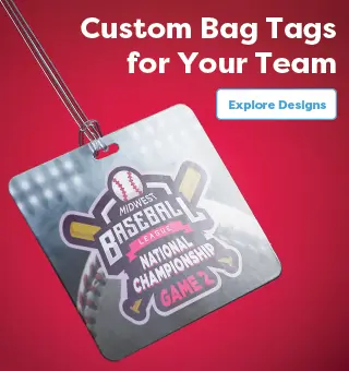 Explore custom bag tag designs for your team