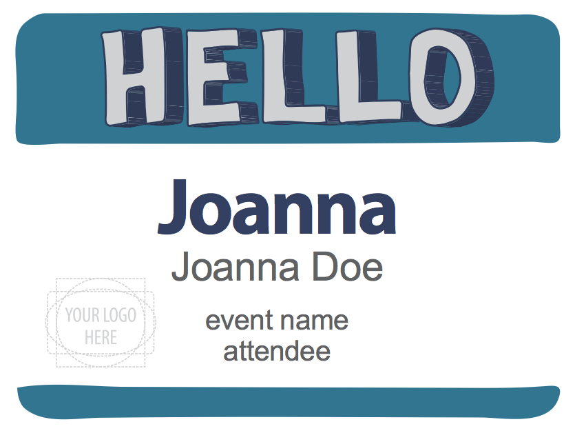 Free Name Badge Designs Creative Name Design Pc Nametag